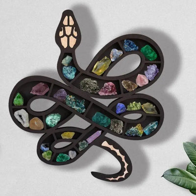 Bring Magic & Mystery to Your Space with Our Wooden Snake Wall Decor 🐍✨